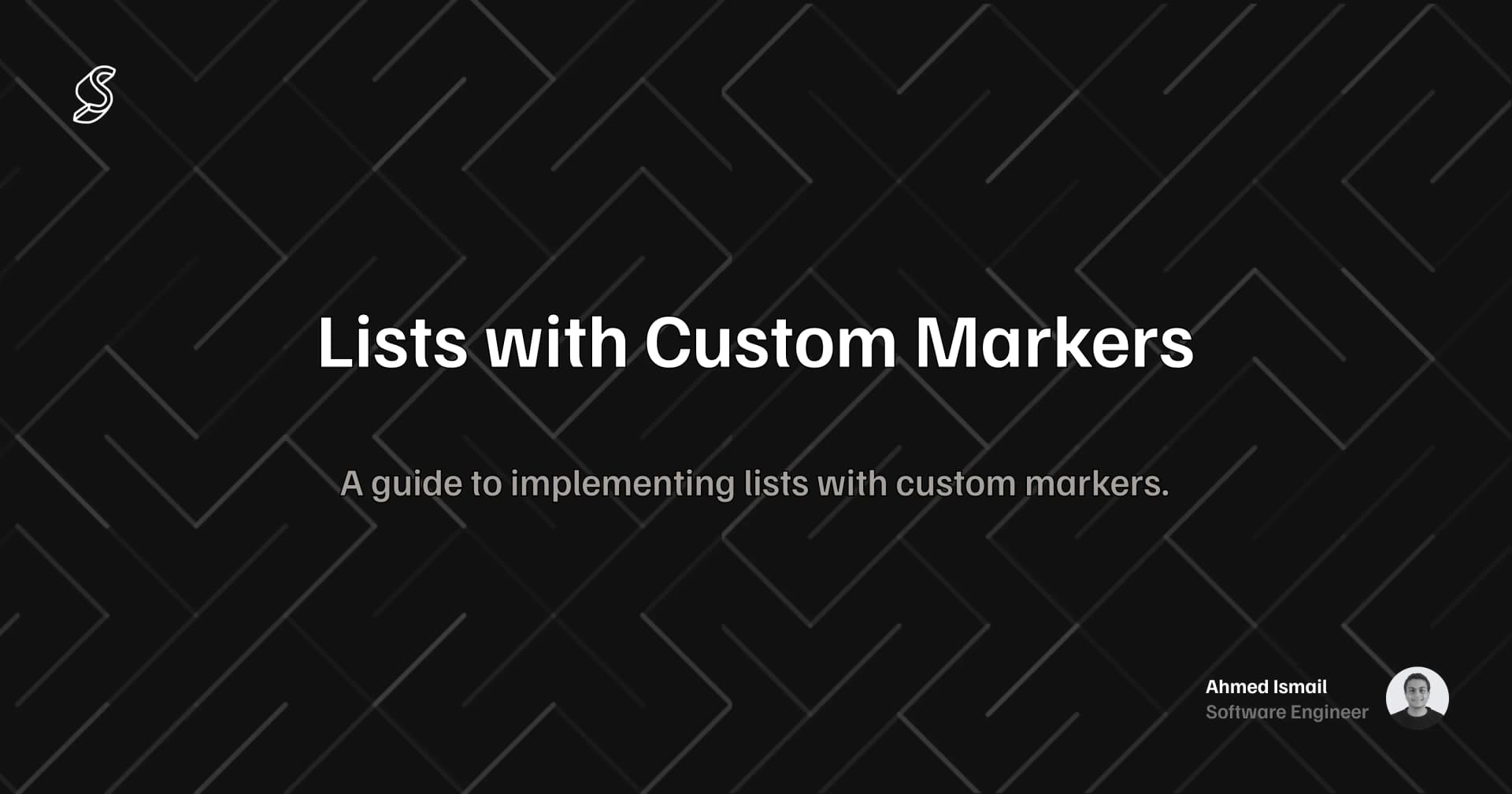 Lists with Custom Markers's cover image